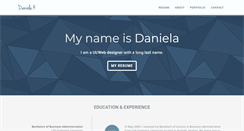 Desktop Screenshot of danielalonglastname.com