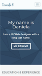 Mobile Screenshot of danielalonglastname.com